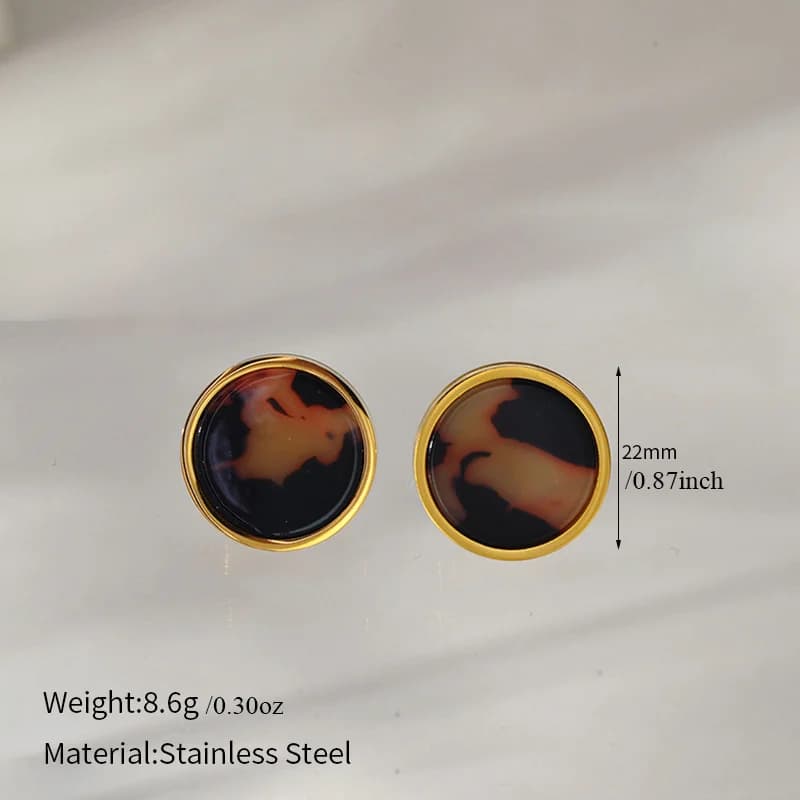 316L Stainless Steel Creative Irregular Stud Earrings