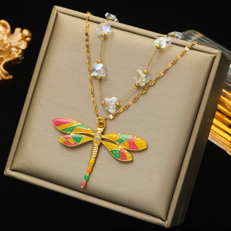 Bee Pendant Clavicle Chain Necklace