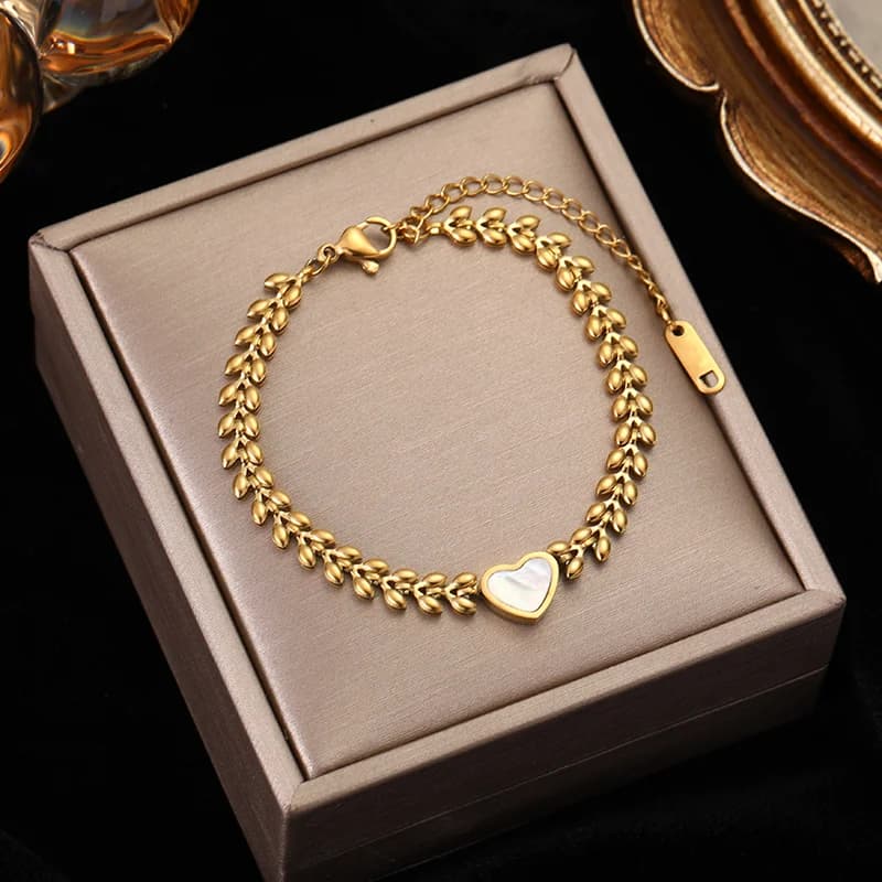 Light Metal Chain Bracelet Bangle for Women