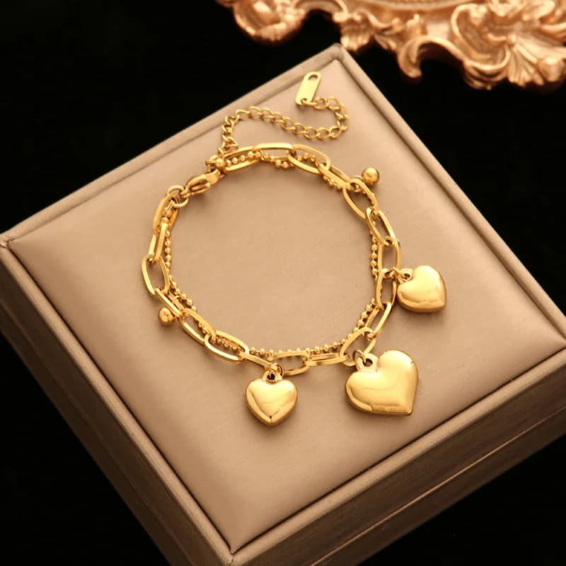 Gold Color Bangles Bracelet for Women