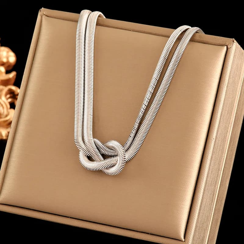 Thick Cuban Chain Necklace, Gold or Silver